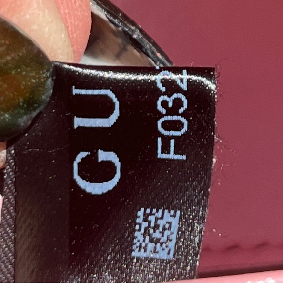 Gucci Pink Mini Marmont Purse Bag 446744 Logo Silver Hardware Leather Heart - Picture 11 of 17